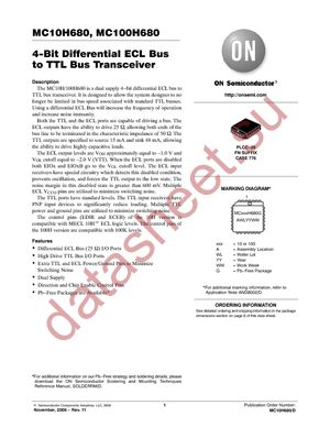 MC100H680FN datasheet  